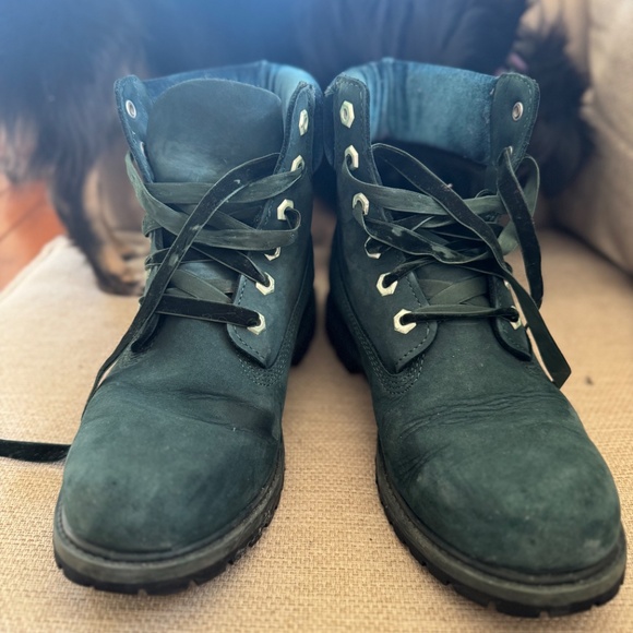 Timberland emerald green boots - Picture 3 of 6